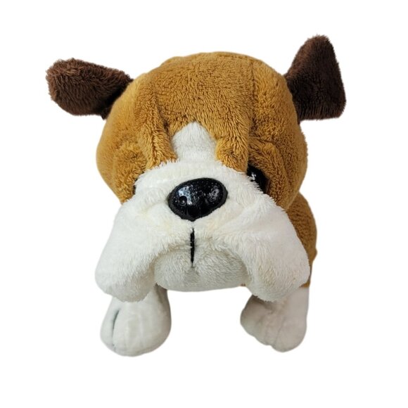 2/$15 Webkinz Bulldog Plush Brown Stuffed Animal Ganz No Code Puppy Beans HM126 - Picture 2 of 9